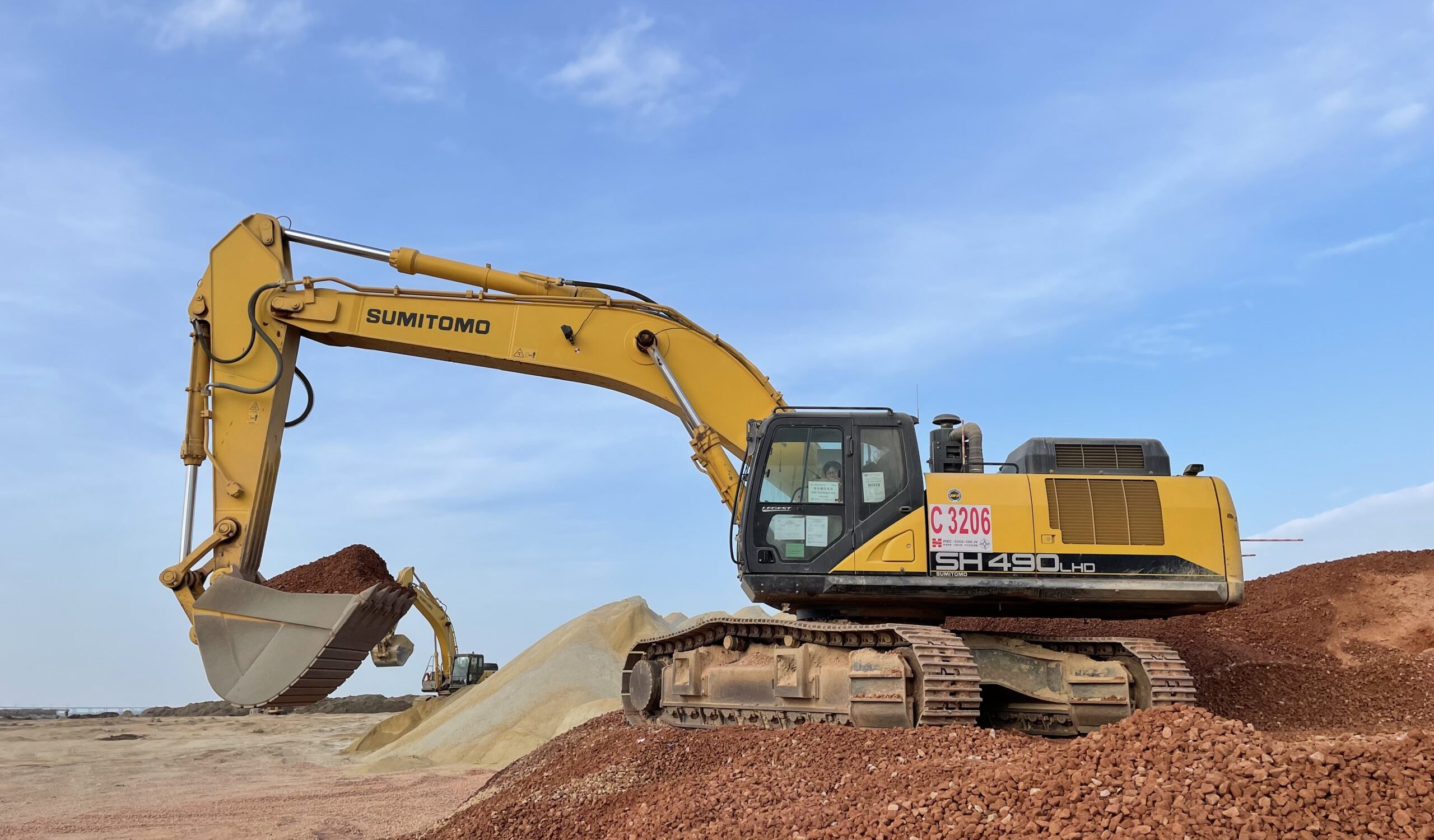 SH490LHD Hydralic excavator(2)